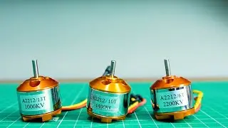 BLDC Motors  - Comparison and Test of various KV motors