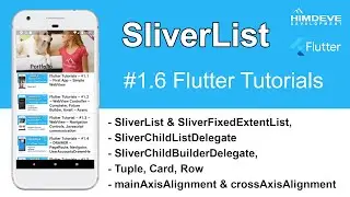 FLUTTER Tutorial - SLIVER LIST - The Complete Flutter Beginner’s Course | #06