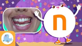Fonética para niños 🗣 El sonido /n/ ❄️ Fonética en español 🛴