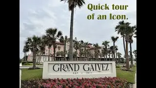 Grand Galvez Hotel quick tour. Galveston, Tx.