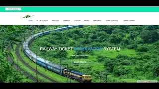 How to Make Railway Reservation System, Using HTML || CSS || JavaScript || Bootstrap || SOURCE CODE