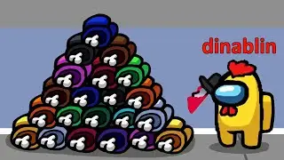 AMONG US | ВСЕХ ПЕРЕРЕЗАЛИ! | Дина Блин, Бист, Джокер