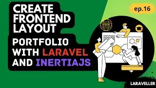 16 Create Frontend Layout | Portfolio Project with Laravel and Vuejs