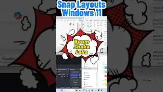 Snap Layouts in Windows 11 #shorts