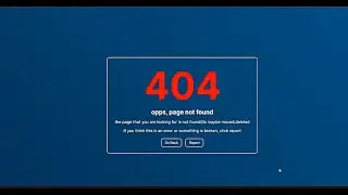 Creating a  Unique 404 Error Page with HTML and CSS