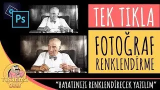 TEK TIKLA FOTOĞRAF RENKLENDİRME! ( Hayatınızı Renklendirecek Yazılım ) 