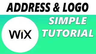 How to Add Business Address & Logo on Wix Website!