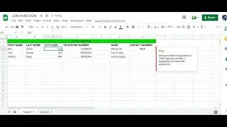 How to Join Cells in Google Sheets with the JOIN Function