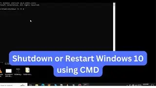 Master Your PC: Quick Shutdown and Restart with CMD Commands | Tech Tutorial