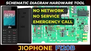 Jiophone F120b No Network & No Service problem solution | Schematic Diagram | DMR SOLUTION