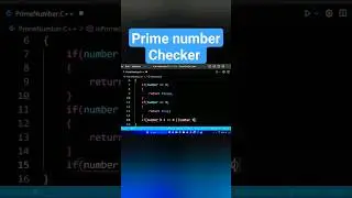 Prime number Checker using C++ | Code Leos
