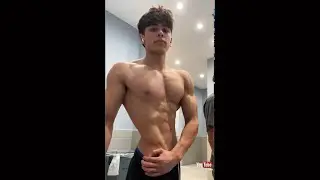 Teen Bodybuilding Fitness Model Muscle Pump Posing Body Update Talan Jacobo Styrke Studio