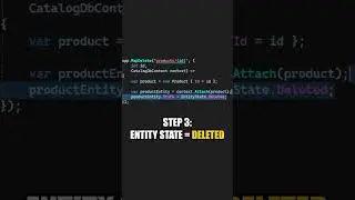 Delete a Record In Just One Query Using EF Core #shorts