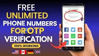 How To Get a FREE Unlimited USA virtual Numbers For OTP Verification| Free 🔥Virtual SIM in 2025?