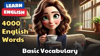 4000 English Words for Everyday Life - Basic Vocabulary - American English Pronunciation #1