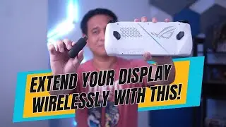 Extend your ROG Ally or Steam Deck Display Wirelessly with this!