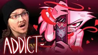 ADDICT MUSIC VIDEO REACTION | HAZBIN HOTEL SONGS | VIVZIEPOP | HELLAVERSE