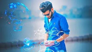 FUTURISTIC EFFECT | JARVIS holograms | Picsart tips