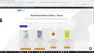 Search Panel Items Drag & Drop Sorting | WordPress Books Gallery Plugin