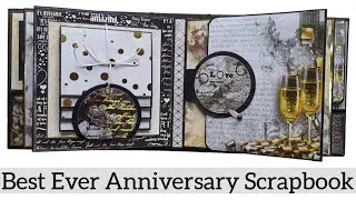 Best Anniversary scrapbook | anniversary mini album | creative wedding photo album | popup scrapbook