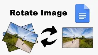 How to rotate an image in google docs document