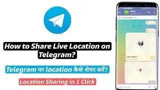 How to Share Live Location on Telegram | Telegram par location kaise share kare