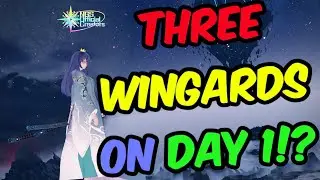 [PSO2:NGS] 3 Wingards on the First Day!