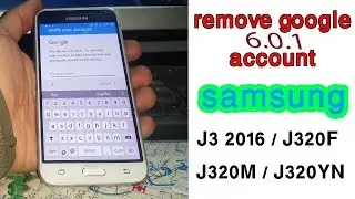 Samsung J320A Frp Remove Done Without Pc