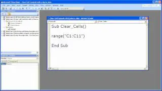 Excel Macro VBA Tip 12 - Clear Data & Cell Contents with an Excel Macro