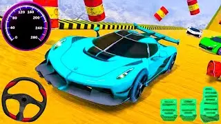 Mega Ramp Car Stunt - Impossible Track Car Driving Game 3D - Gameplay Android 2024