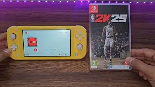 NBA 2K25 (Nintendo Switch) Unboxing + Gameplay