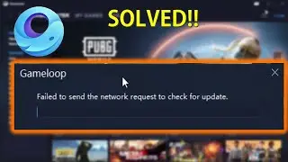 Failed To Send The Network Request To Check For Update | Gameloop Update Problem Solved | RDIam