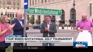 South Bend street temporarily renamed ‘Four Winds Invitational Drive’