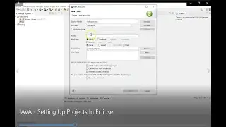 JAVA - Setting Up Projects In Eclipse
