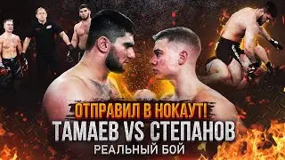 Тамаев vs. Степанов. Бой по ММА. Отправил в Нокаут!