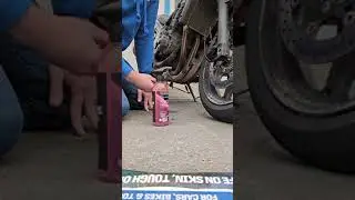 Dr Downpipe Motorcycle Exhaust Cleaner Demo #detailing #motorcycle #motorcyclewash