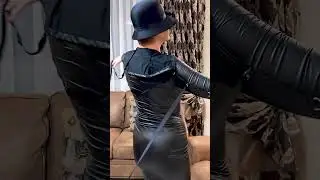 #POZAdance #dances #tango in #wetlook dress #shorts