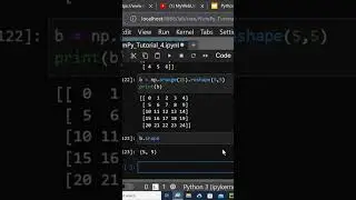 The NumPy arange() & reshape() to create ND-Arrays