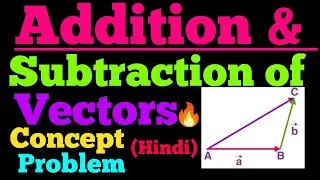 addition of vectors & subtraction of vectors