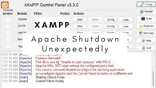 XAMPP - Apache Shutdown Unexpectedly in Urdu/Hindi