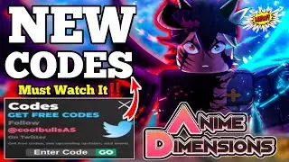 🔥NEW🔥 WORKING CODES For Anime Dimensions Simulator August 2024 - Codes Anime Dimensions Roblox 2024