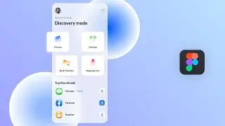 Glass UI Design using Figma Tutorial (2021)