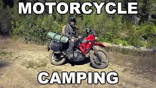 Solo Motorcycle Camping in North Idaho Backcountry | KLR650s