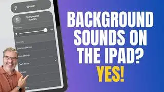 How to Turn Your iPad into a SOOTHING Sound Machine in Seconds! (iPadOS 17)