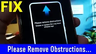 Please Remove Obstructions Grease or Opaque Film May Block Infrared | Solved 🔥