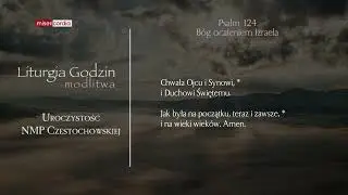 Liturgia Godzin | Modlitwa Południowa | Uroczystość NMP Częstochowskiej