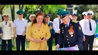 ТАГАНРОГ-2023: ЮБИЛЕЙНАЯ ВСТРЕЧА ВОИНОВ-ПОГРАНИЧНИКОВ у БЮСТА ГЕРОЯ СОВЕТСКОГО СОЮЗА ИВАНА ГОЛУБЦА