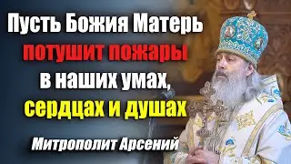 Слово митр. Арсения в Субботу Акафиста: потушите пожары в своих умах и сердцах! 9.4.22 г.