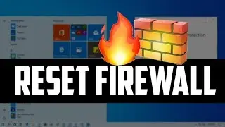 How To Reset Firewall Settings to Default in Windows 10 | Tricknology