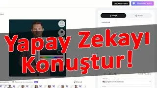 Yapay Zeka İle Fotoğrafını ve Avatarını Konuştur | D-ID İle Yapay Zeka Seslendirme Nasıl Yapılır?
